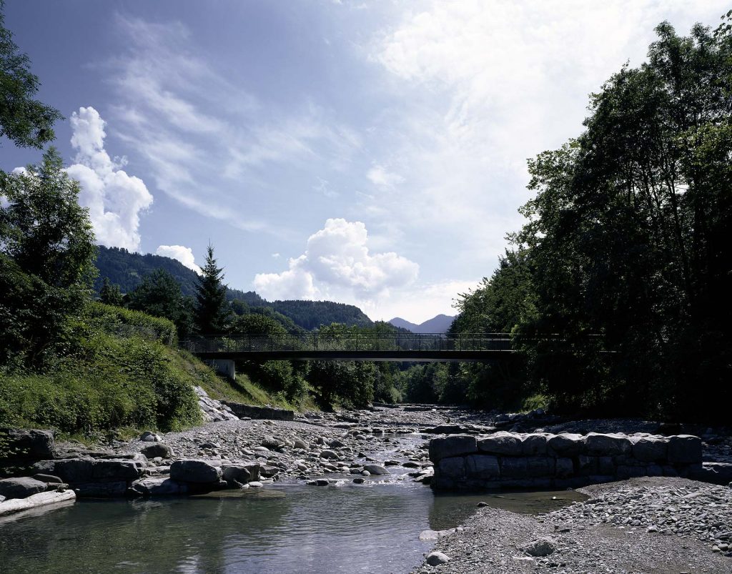 Rad- und Fußgängerbrücke Frutzbach