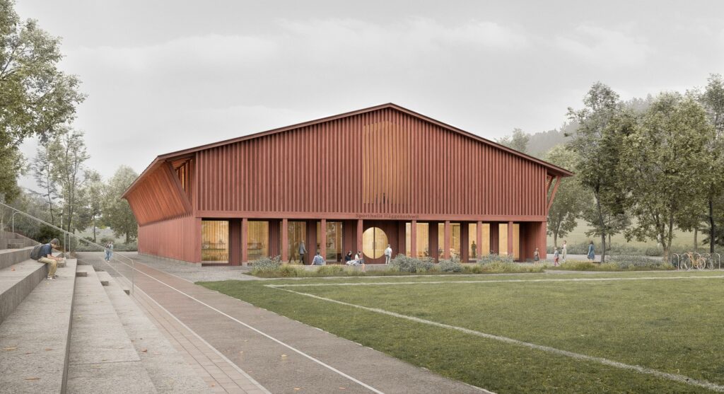 Sporthalle Häggenschwil © Bernardo Bader Architekten